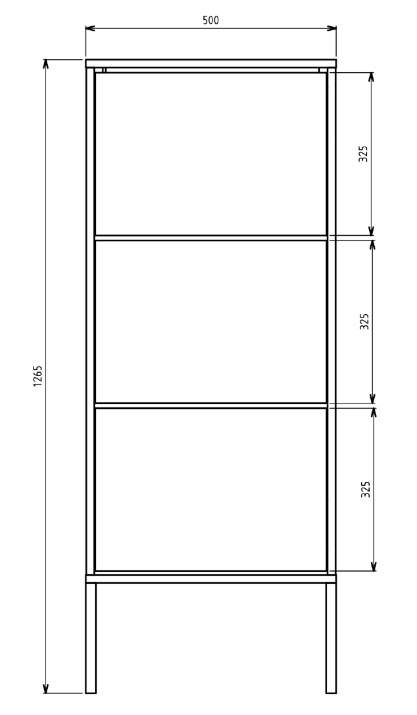 Apavu skapis Velda 50/30/125 cm balts/melns