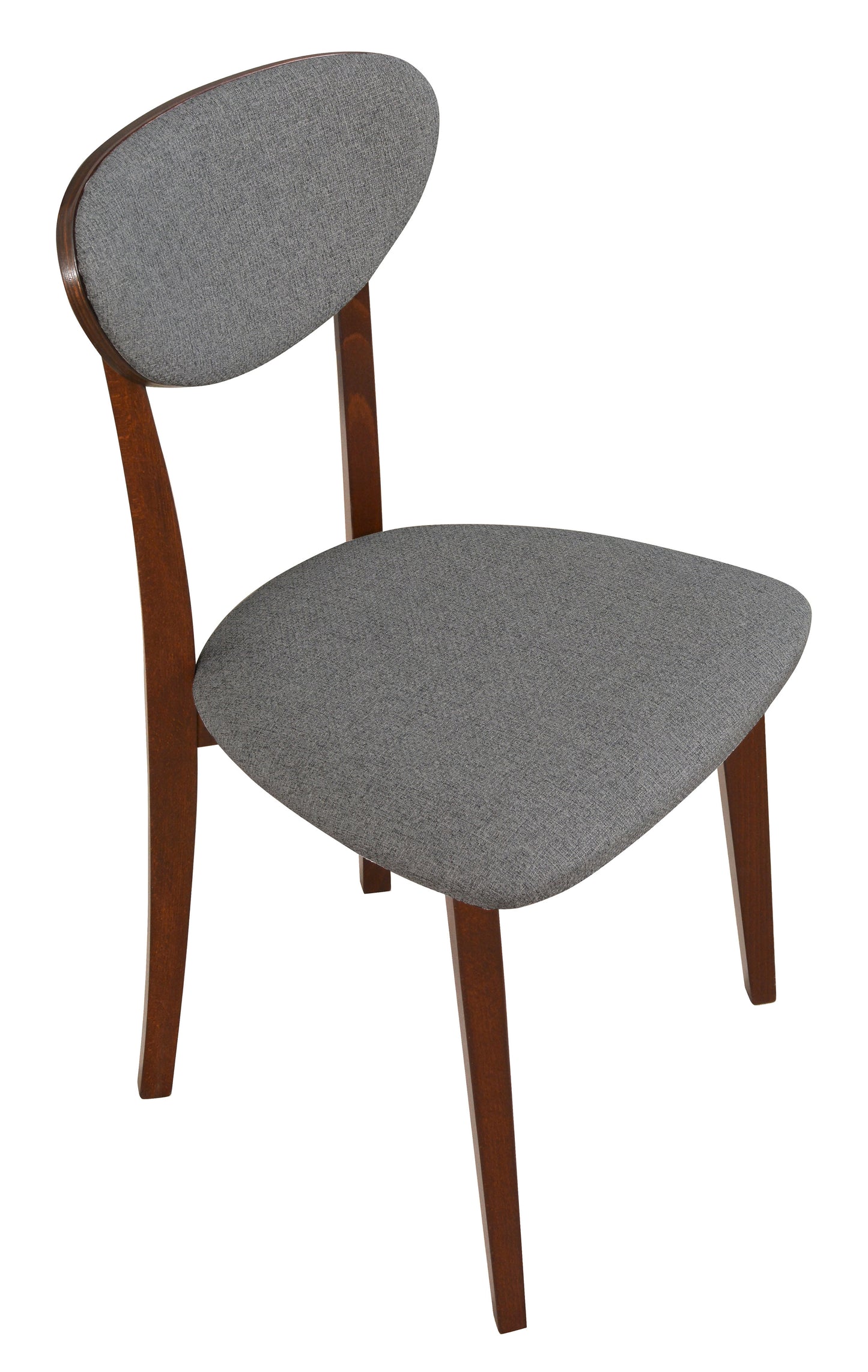 Krēsls Berisa 47/86/44 cm pelēks/rieksts