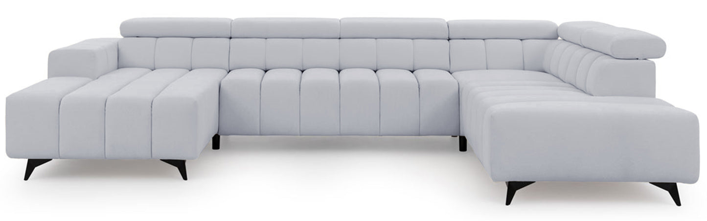 Dīvāns Roggus U 79/356/234 cm Sicuro 65 - N1 Home