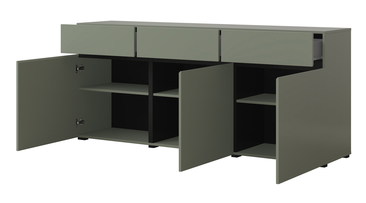 Kumode Kruzat 180/78/40 cm zaļs