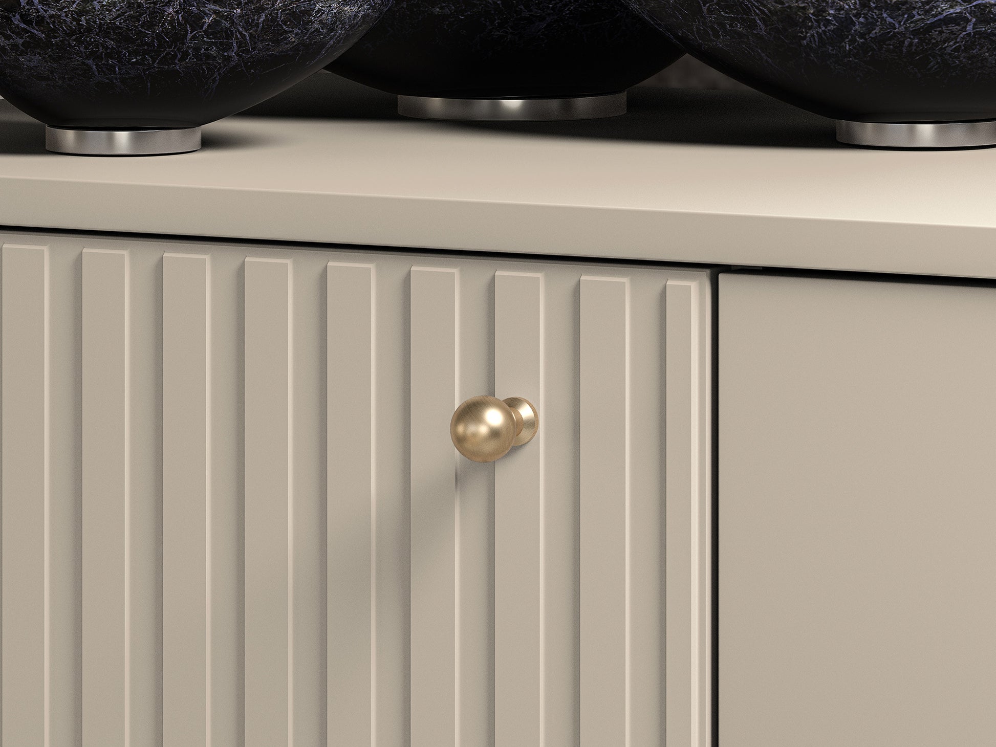 Kumode Galeto 85/120/40 cm bēšs - N1 Home