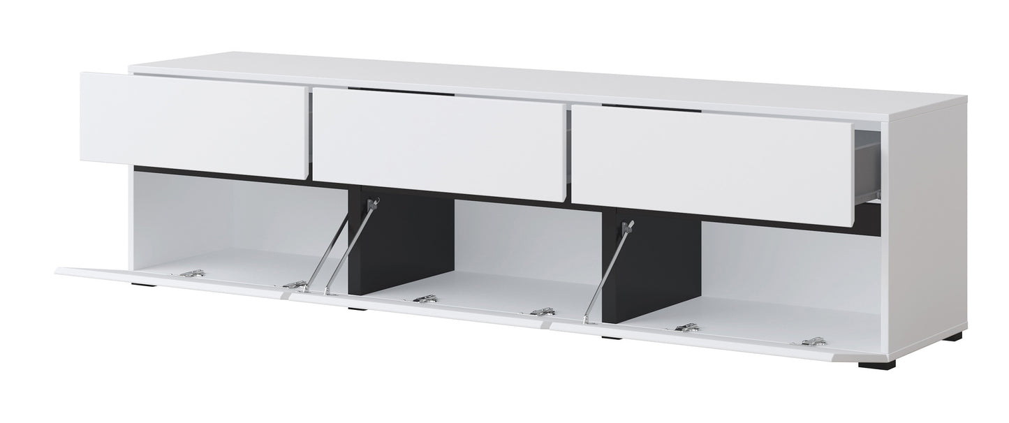 Kumode Kruzat 180/48/40 cm balts