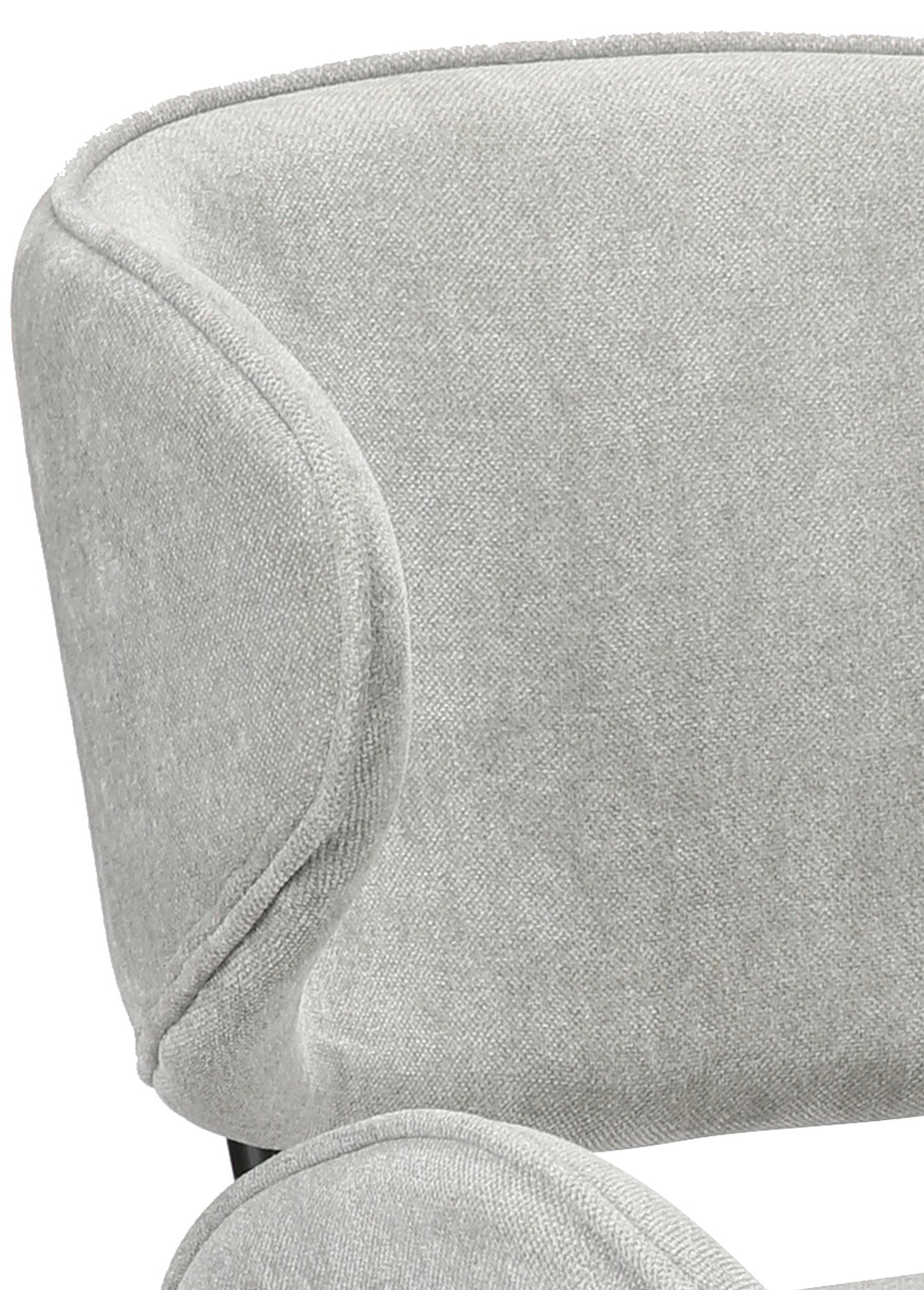 Krēsls Pretis 80/53/59 cm gaiši pelēks - N1 Home