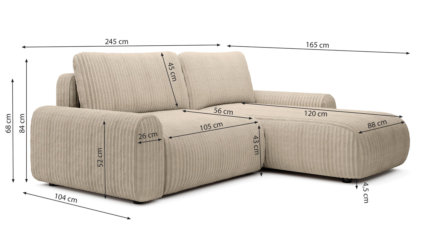 Dīvāns Lela 84/245/165 cm Ambience 04