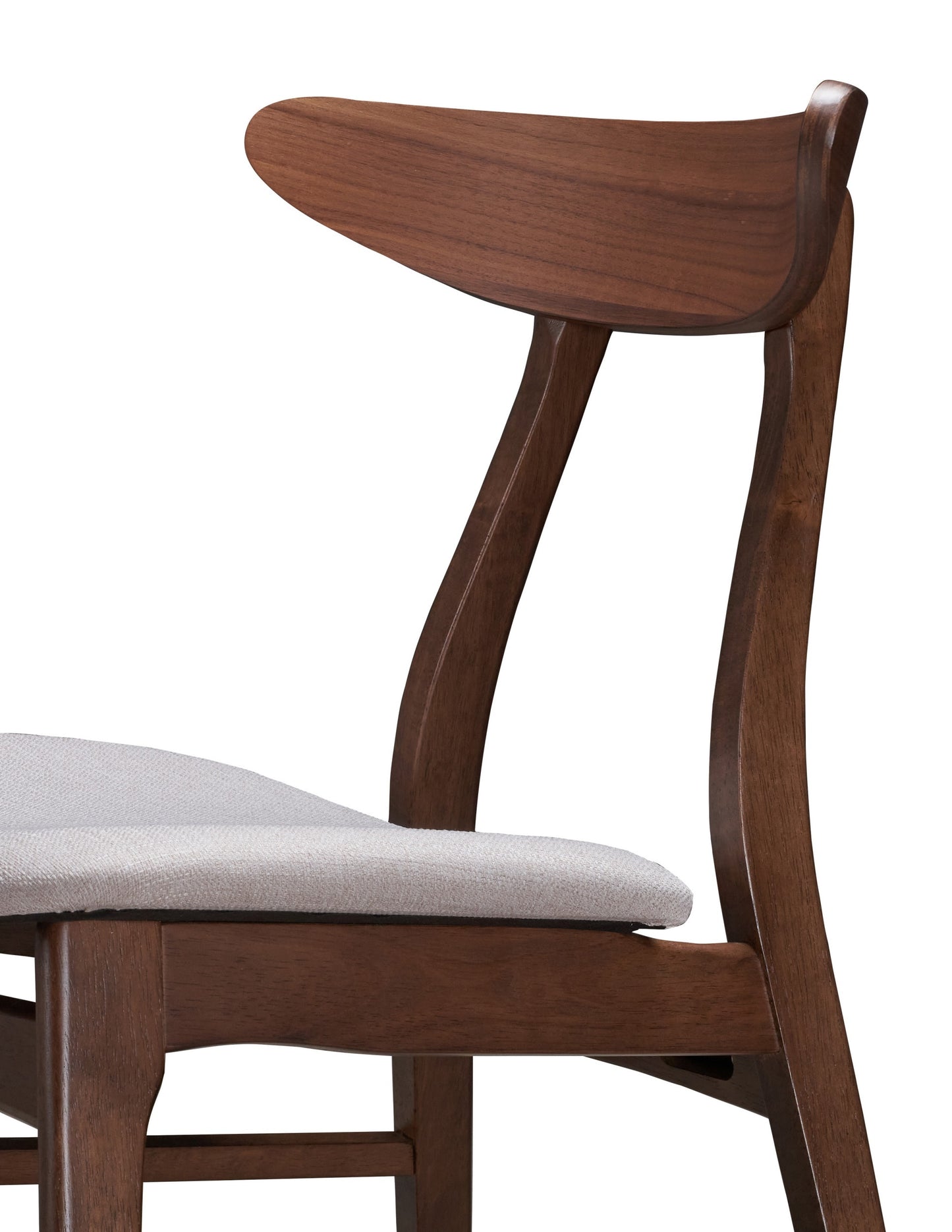 Krēsls Gudli 77/49/52 cm rieksts/bēšs - N1 Home