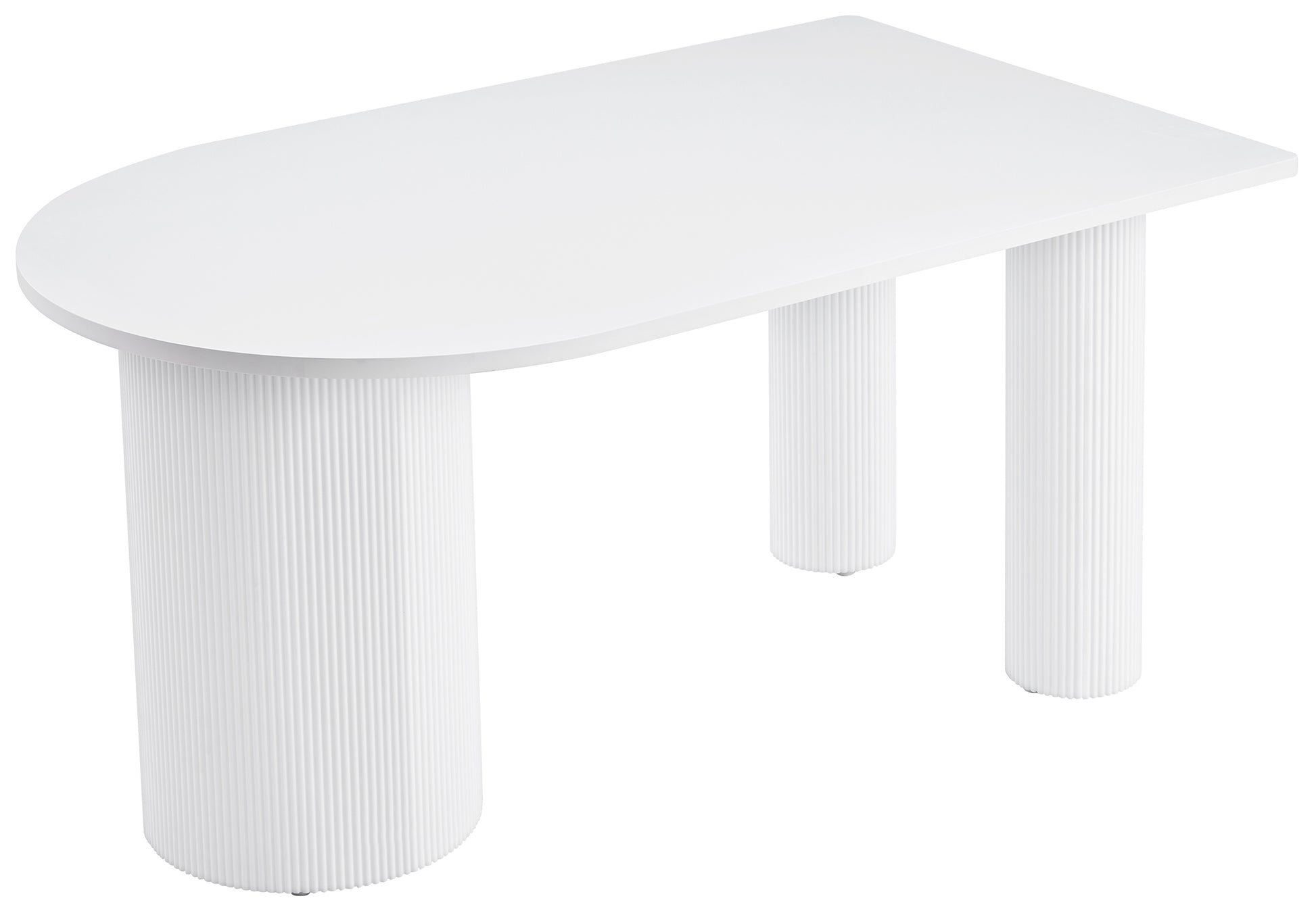 Galds Dikali 75/150/90 cm balts - N1 Home