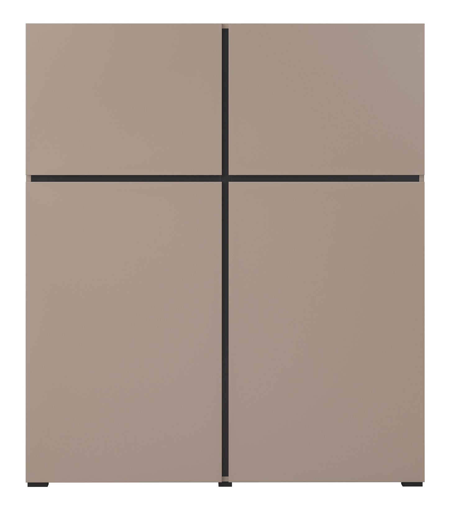 Kumode Kruzat 119/139/40 cm bēšs