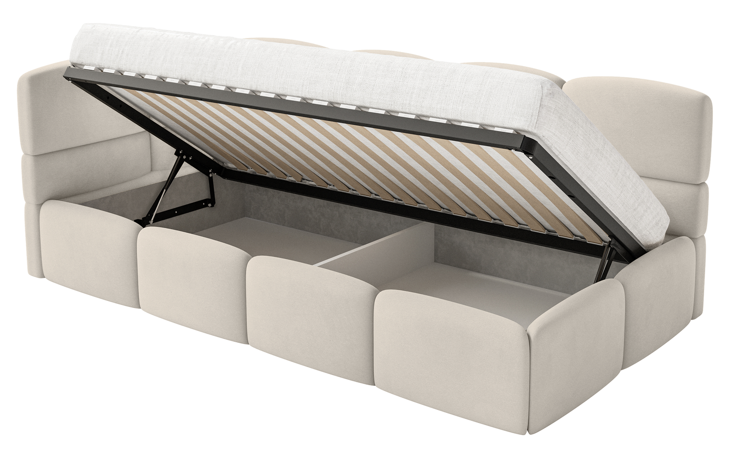 Gulra ar matraci Clod 220/88/110 cm Piano 02 - N1 Home