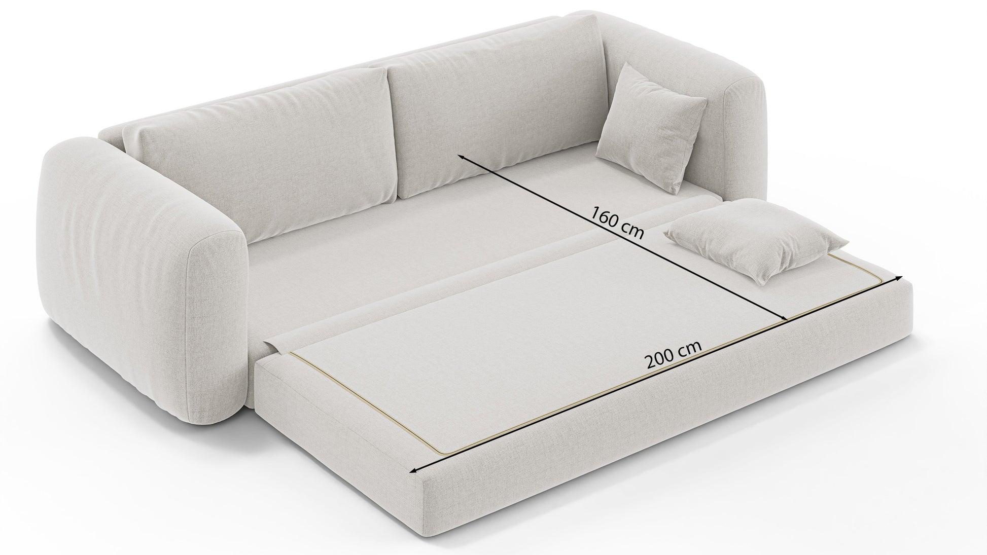 Dīvāns Velero 42/200/80 cm Verita 90 - N1 Home