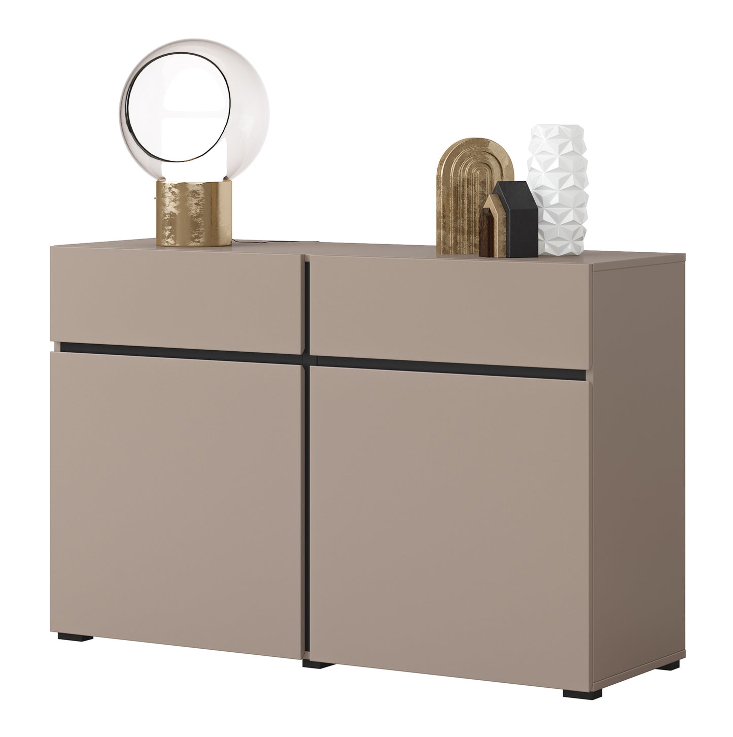 Kumode Kruzat 119/78/40 cm bēšs