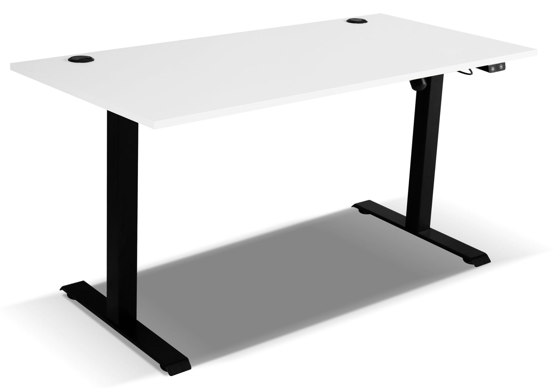 Biroja galds Stun  73-121/138/67 cm pelēls - N1 Home