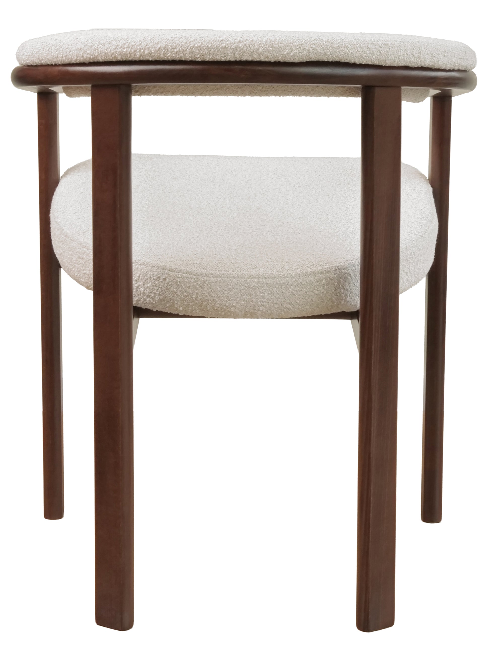 Krēsls Finis 73/56/55 cm gaišs valrieksts/bēšs buklē - N1 Home