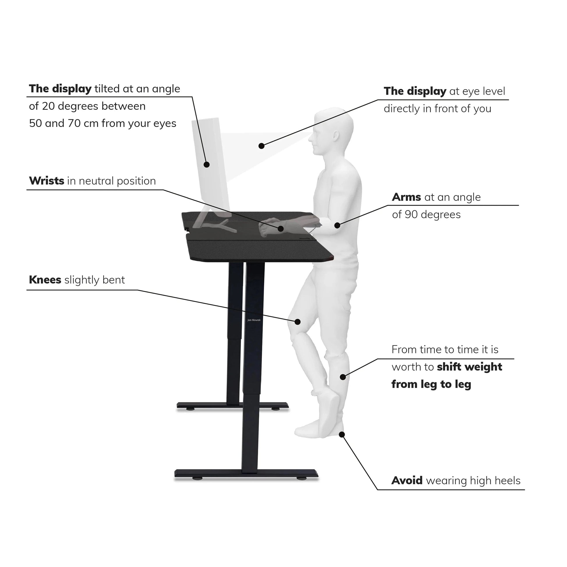 Galds RO 140/60 cm balts - N1 Home