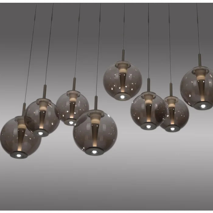 Piekaramā lampa PURE E-Infinity 180/198/35 cm bronza