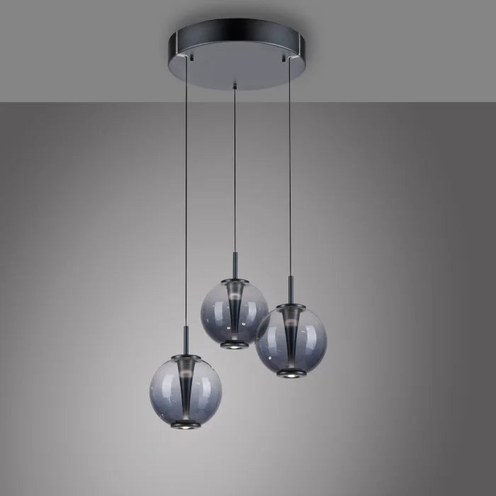 Piekaramā lampa PURE E-Infinity 50/240/50 cm pelēks