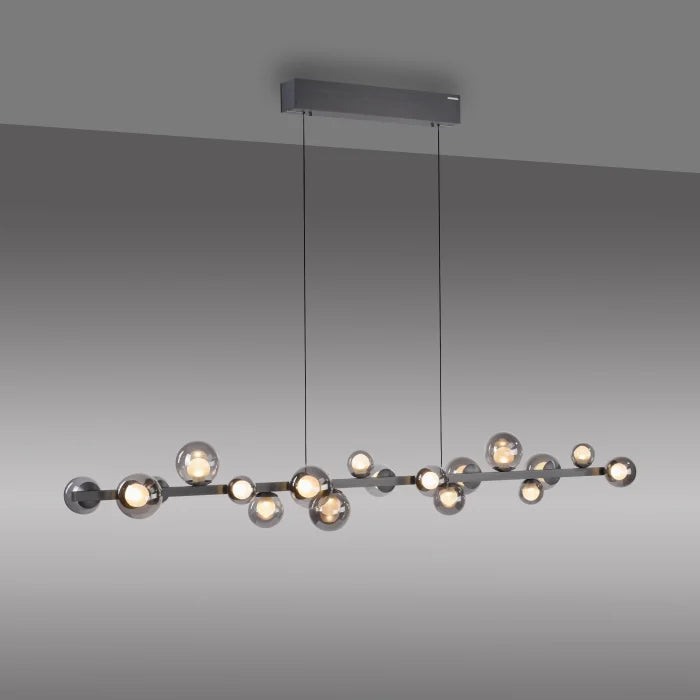 Piekaramā lampa PURE E-Popup 29/240/180 cm pelēks