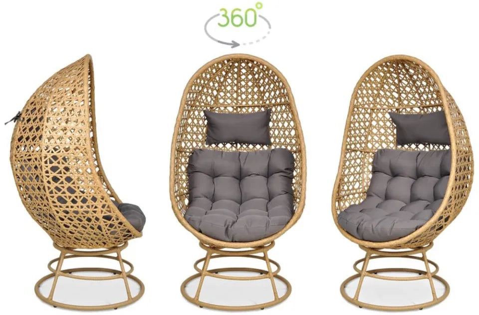 Grozāmais dārza krēsls Holy 82/80/147 cm bēšs - N1 Home