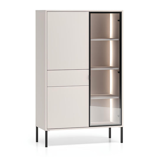 Skapis Baree 92/150/40 cm kašmirs - N1 Home