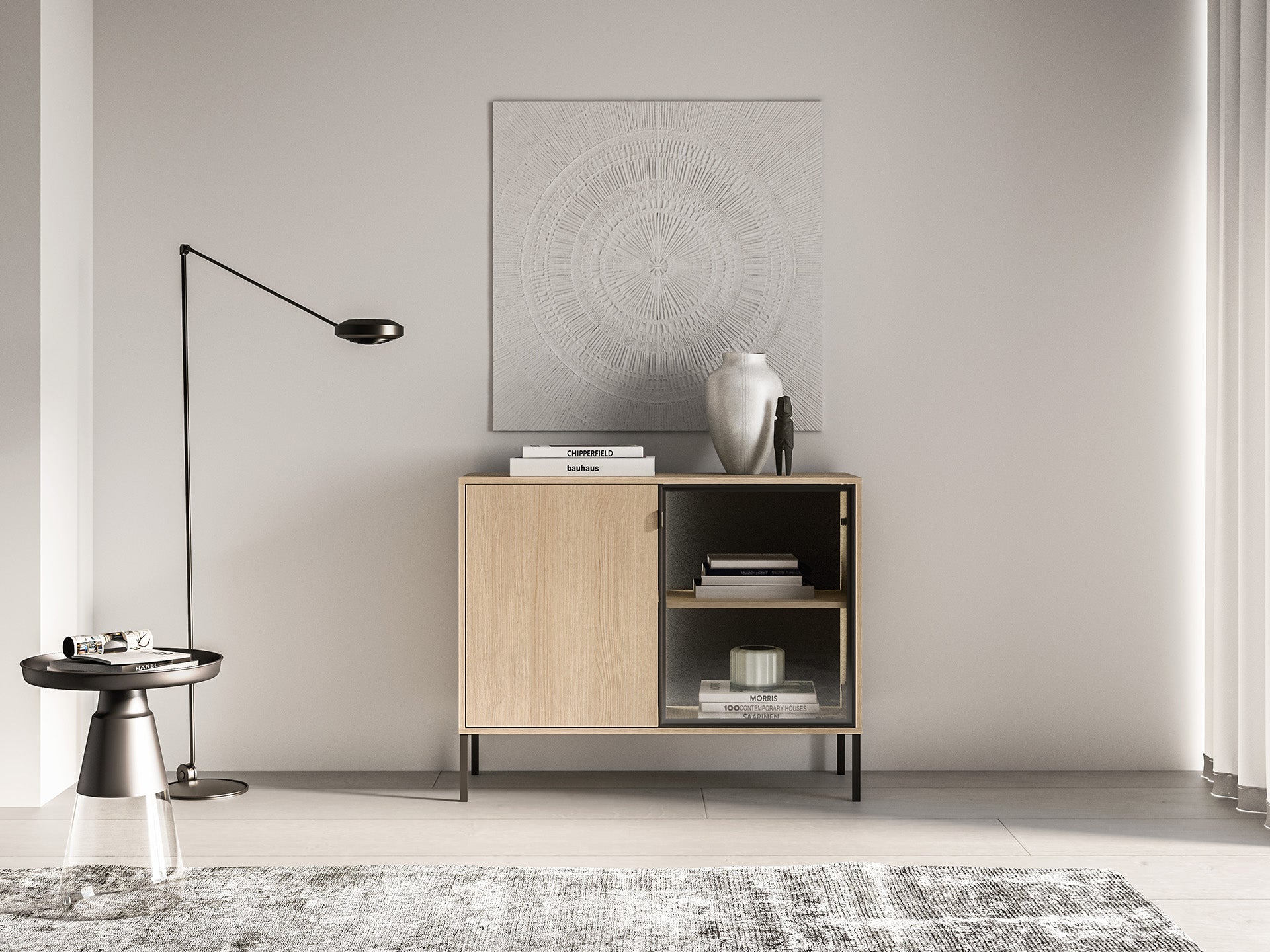 Kumode Baree 107/86/40 cm Lindberg ozols - N1 Home