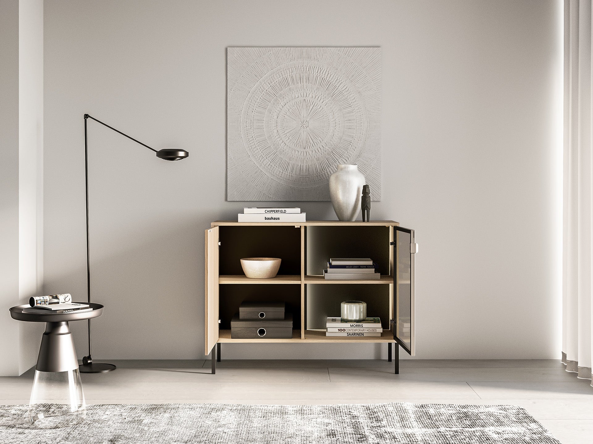 Kumode Baree 107/86/40 cm Lindberg ozols - N1 Home