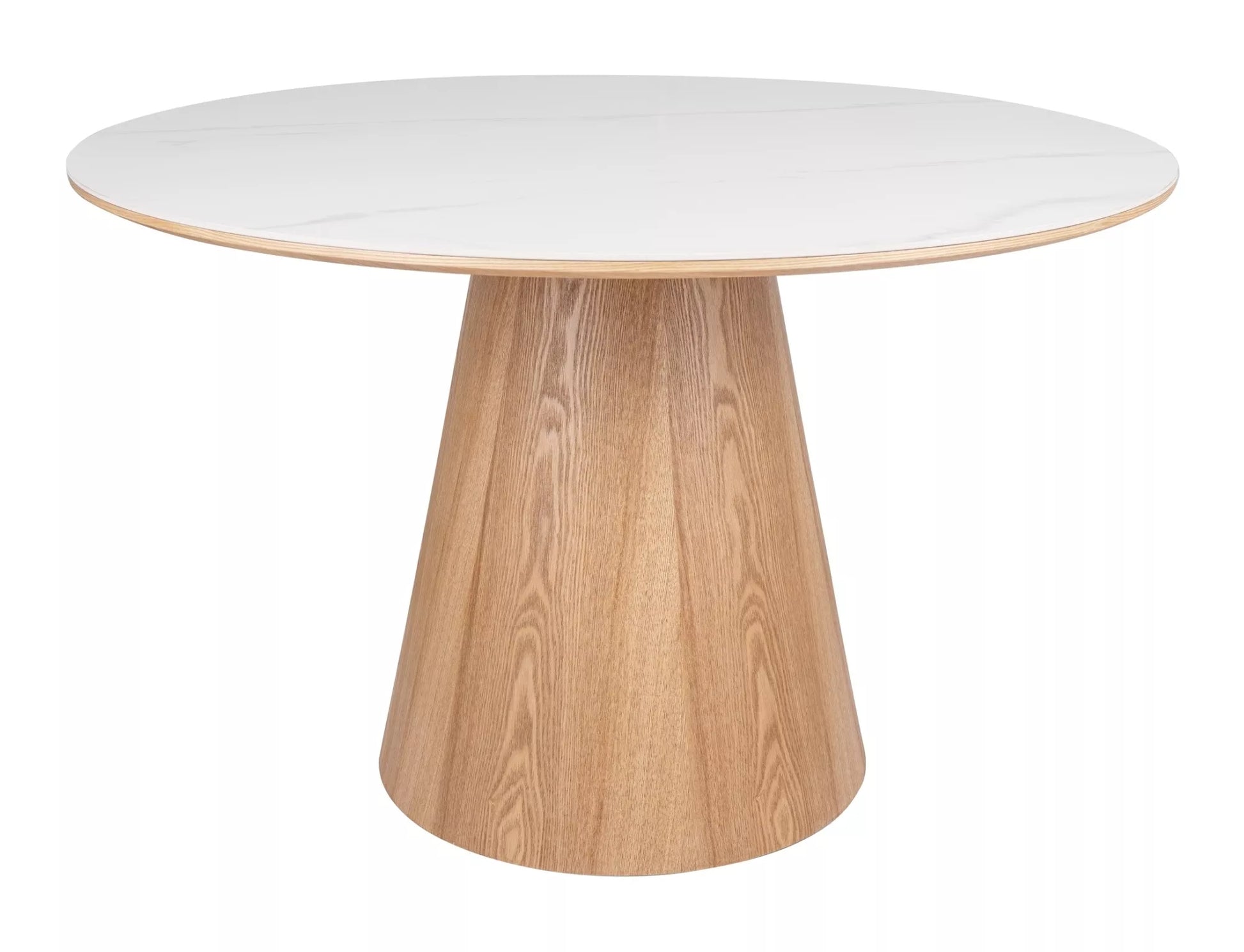 Galds Angs 120/75 cm balts/ozols - N1 Home