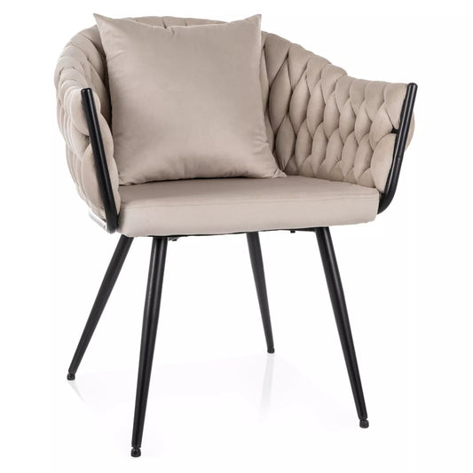 Krēsls Nuvys 86/62/50 cm gaiši bēšs - N1 Home