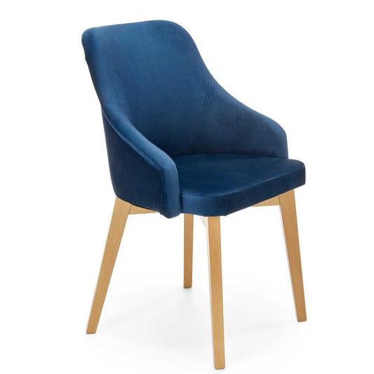 Krēsls Tahi 2 57/56/86/47 cm medus ozols/ zils - N1 Home