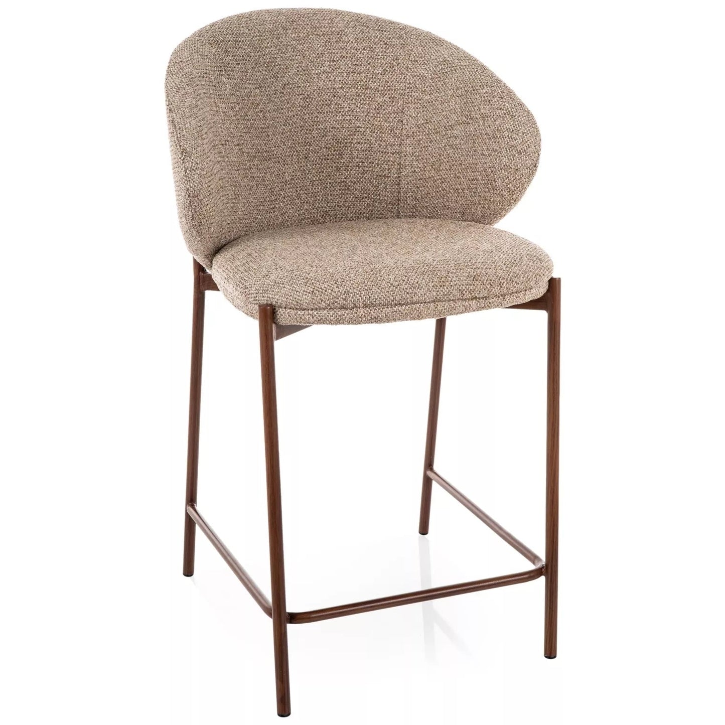 Bāra krēsls Kiors 90/54/61 cm bēšs/rieksts