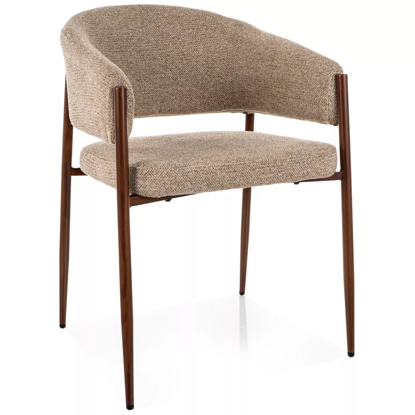 Krēsls Akita 78/56/59 cm bēšs/rieksts