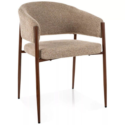 Krēsls Akita 78/56/59 cm bēšs/rieksts