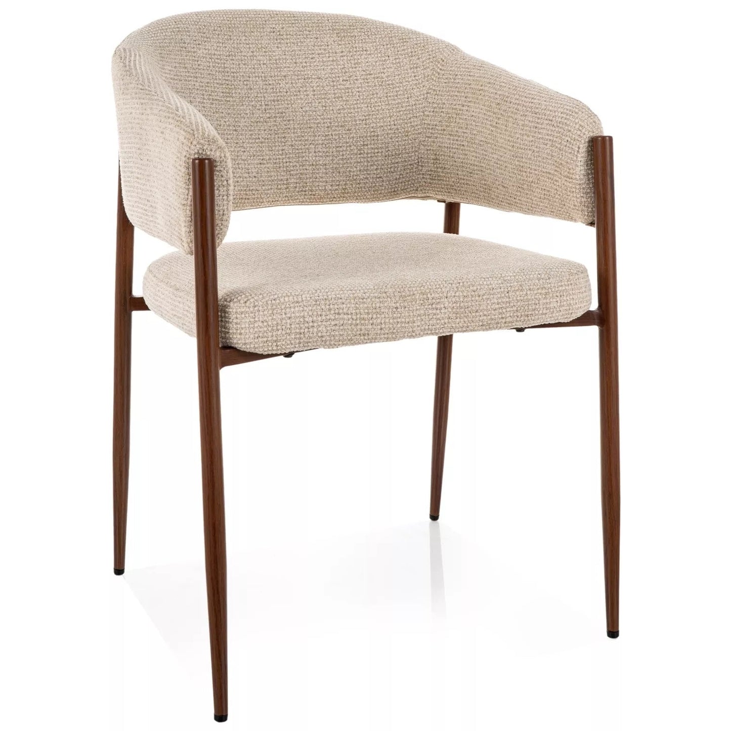 Krēsls Akita 78/56/59 cm gaši bēšs/rieksts