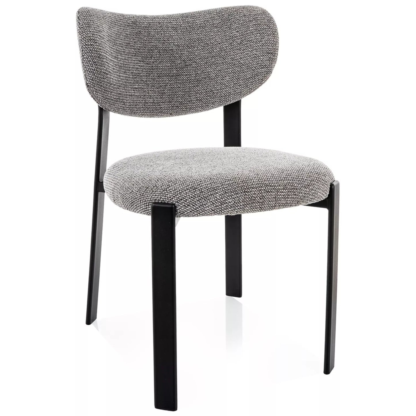 Krēsls Rino 79/51/49 cm pelēks/melns