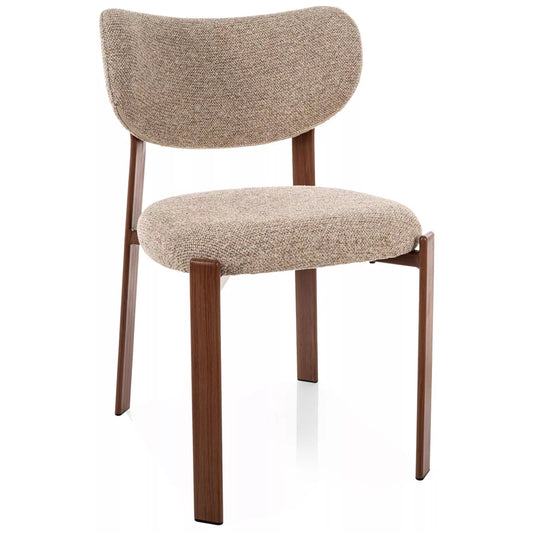 Krēsls Rino 79/51/49 cm bēšs/rieksts