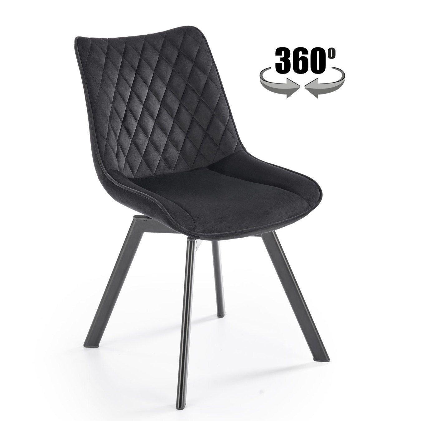 Krēsls Boka 46/61/84/48 cm melns - N1 Home