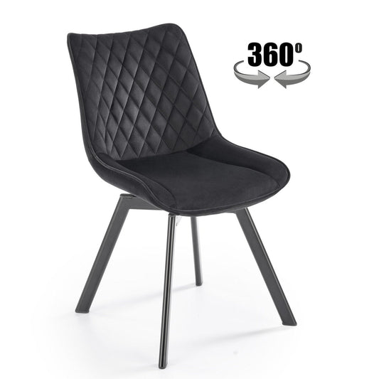 Krēsls Boka 46/61/84/48 cm melns - N1 Home