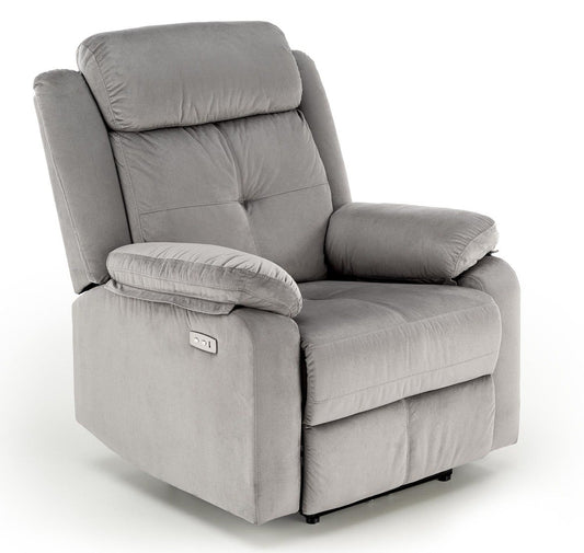 Krēsls Lorit 85/95–162/105/45 cm pelēks