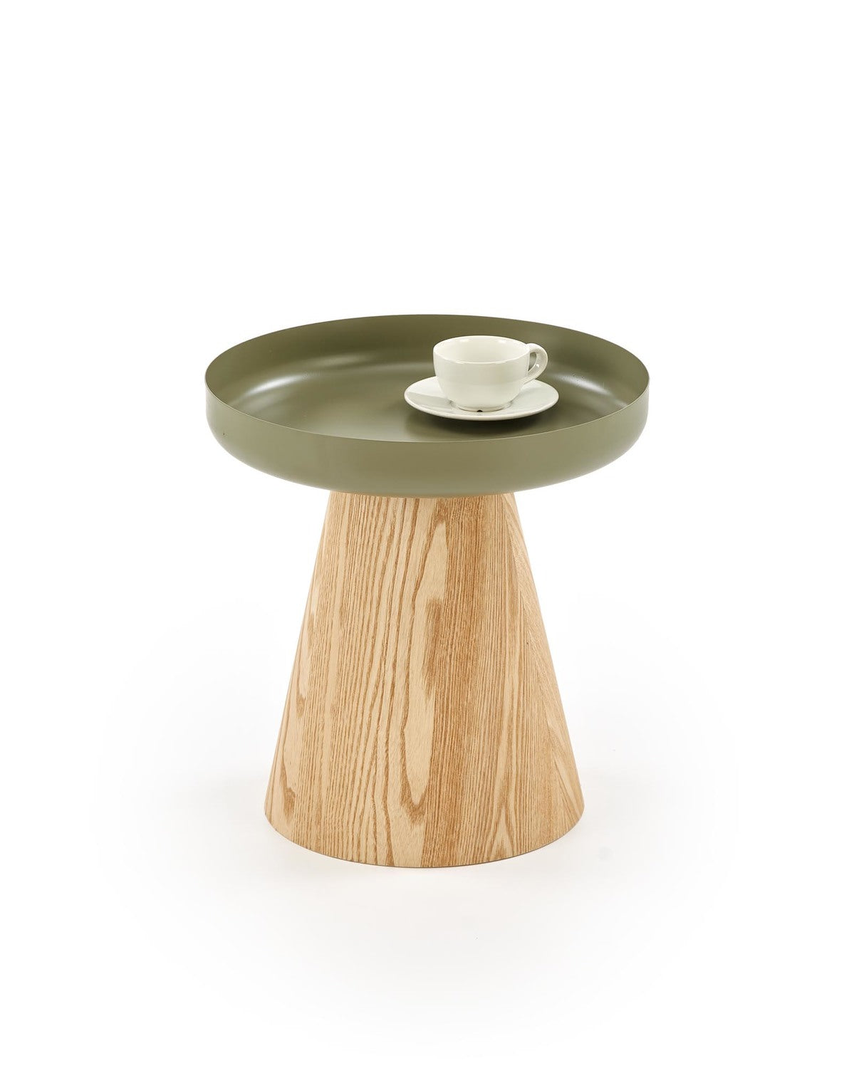 Kafijas galds Gino 40/42 cm dabīgs/zaļš - N1 Home