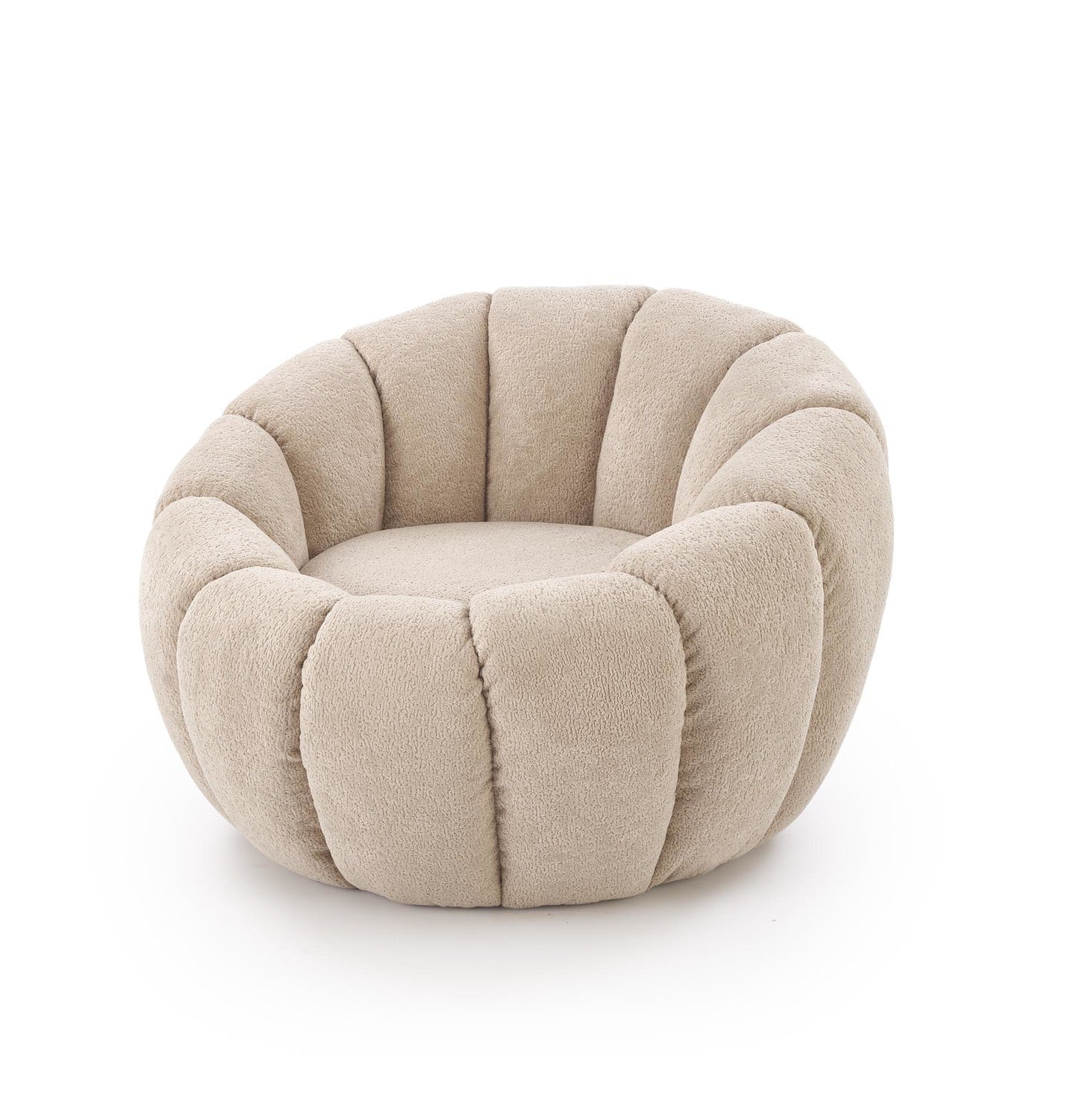 Atzveltnes krēsls Gasp 90/60/95 cm bēšs - N1 Home