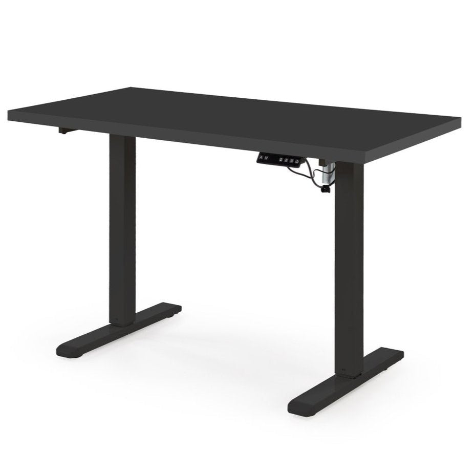 Biroja galds Juras 120/60/75-120 cm melns - N1 Home