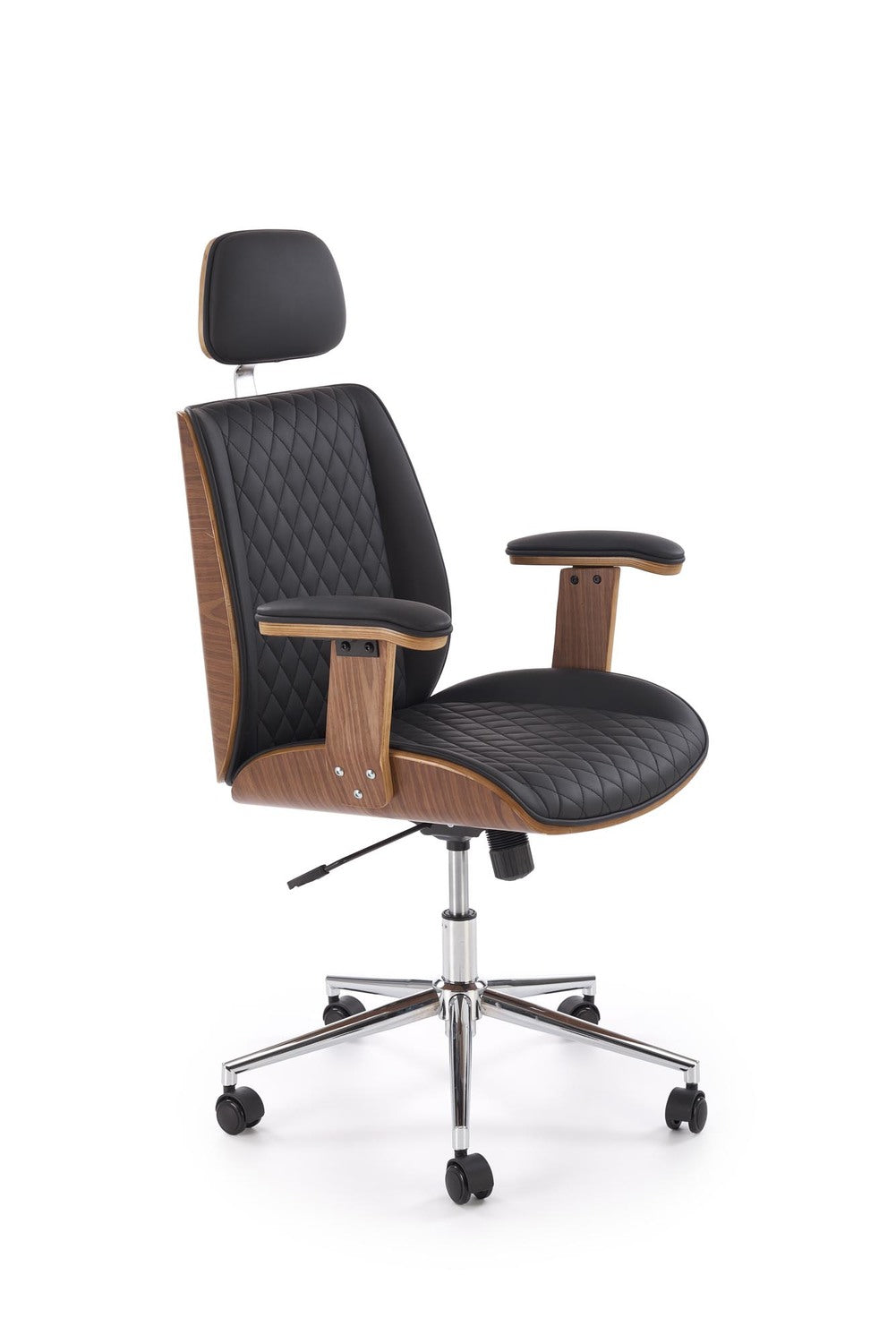 Krēsls Timba 72/68/114-122/46-54 cm valrieksts/melns - N1 Home