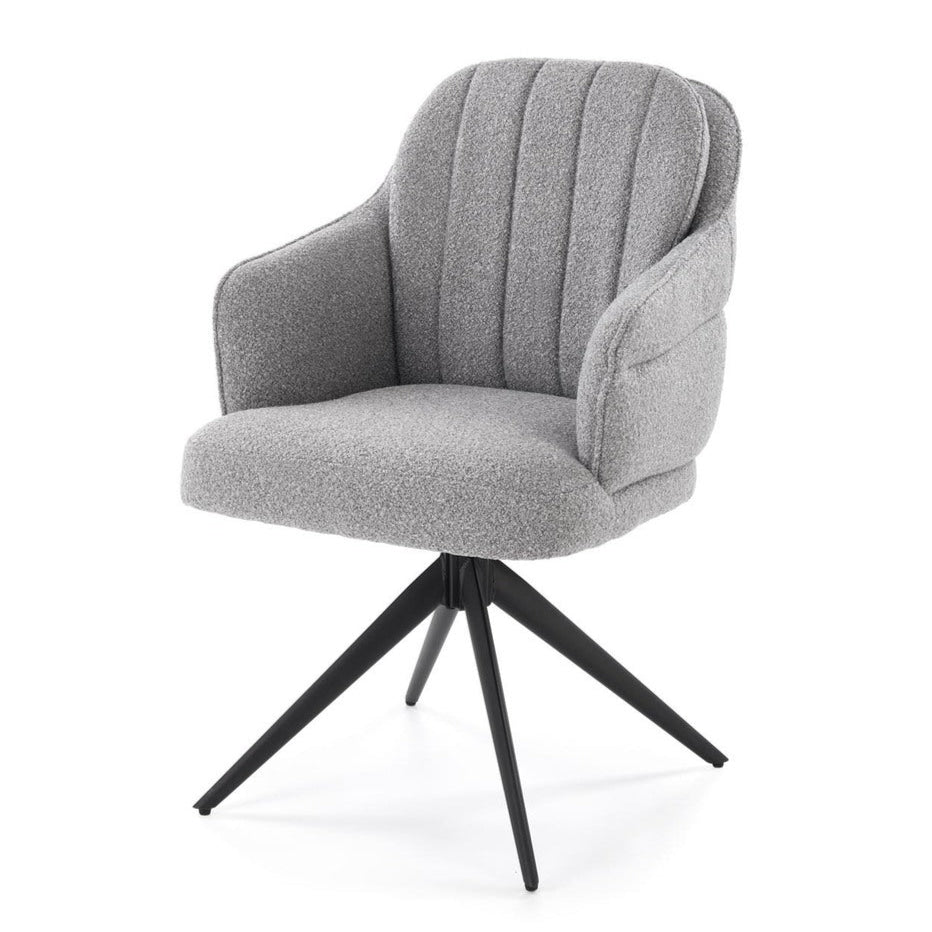 Krēsls Apuli 61/70/92/51 cm pelēks - N1 Home