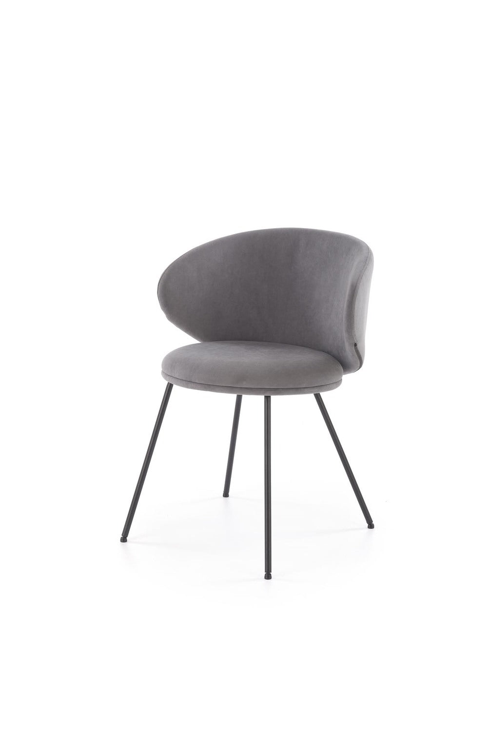 Krēsls Grozi 60/58/77/50 cm pelēks - N1 Home