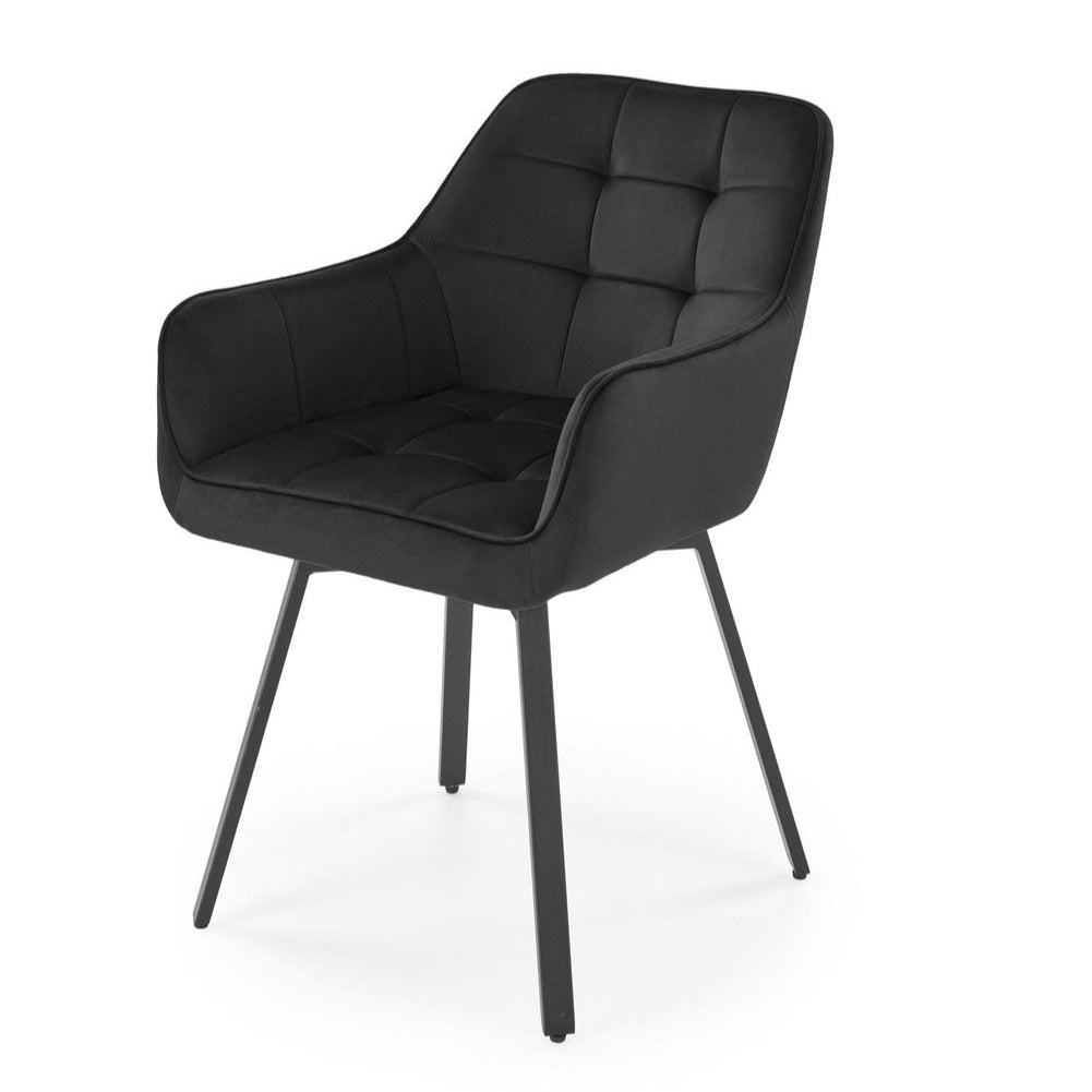 Krēsls Moniks 55/60/89/50 cm melns - N1 Home