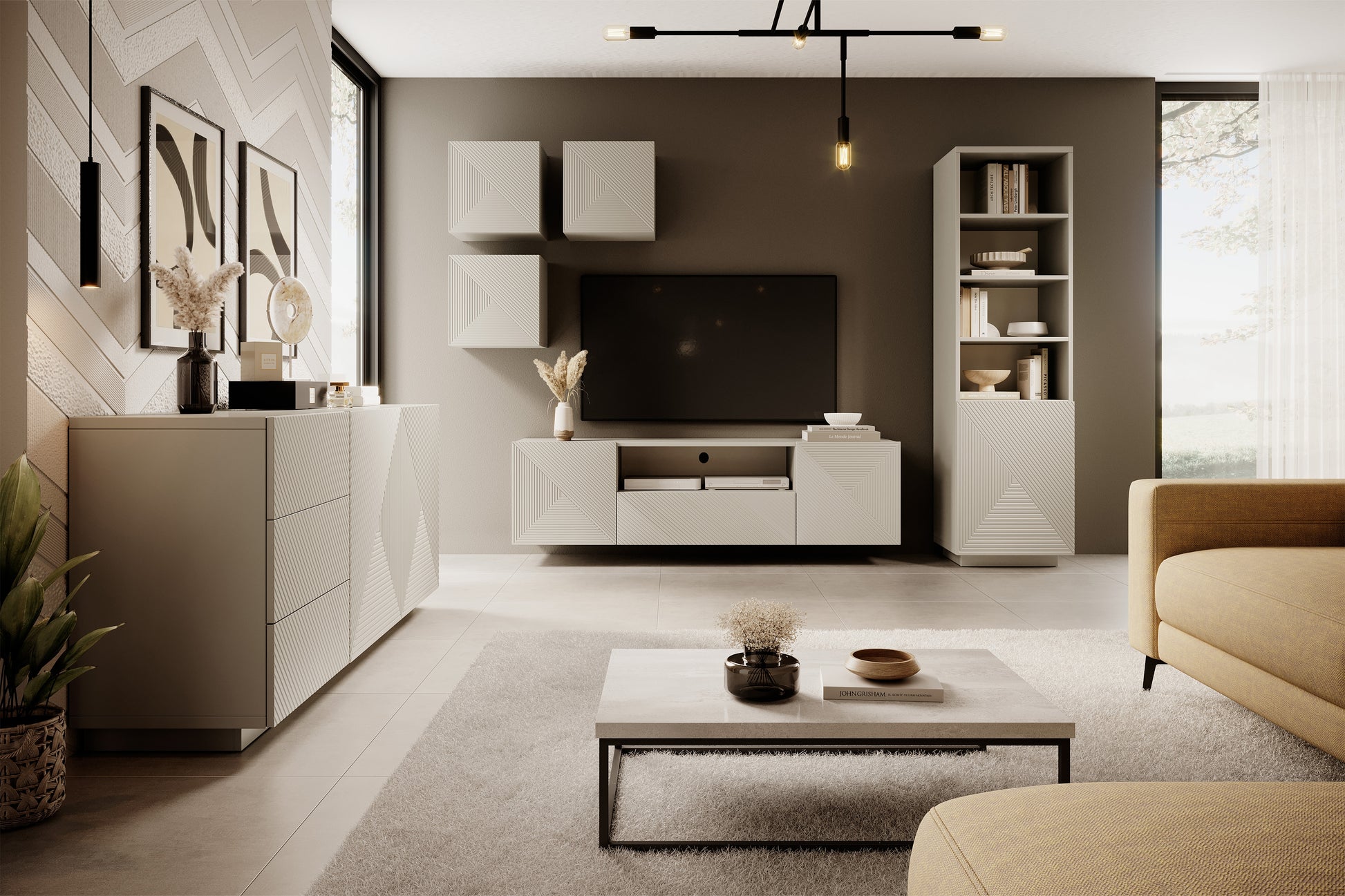 Skapis OSLO 180/43/50 cm kašmirs - N1 Home