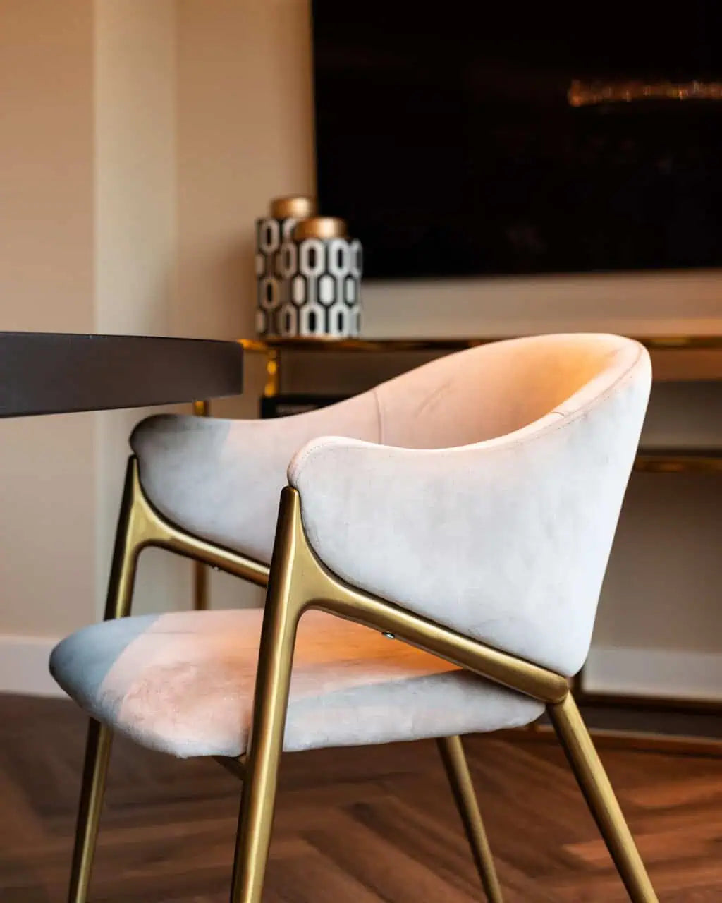 Krēsls Gwen Richmond Interiors 79,5/54/57,5 cm  khaki velvet - N1 Home