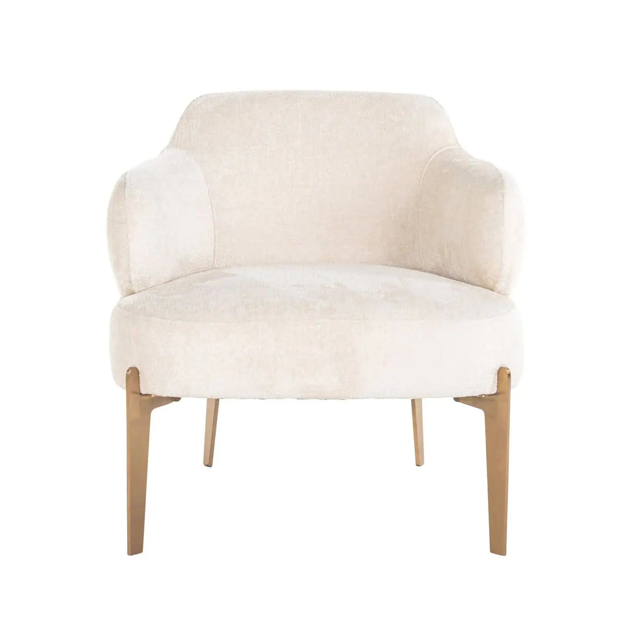 Krēsls Venus Richmond Interiors 75/74/81 cm white chenille - N1 Home