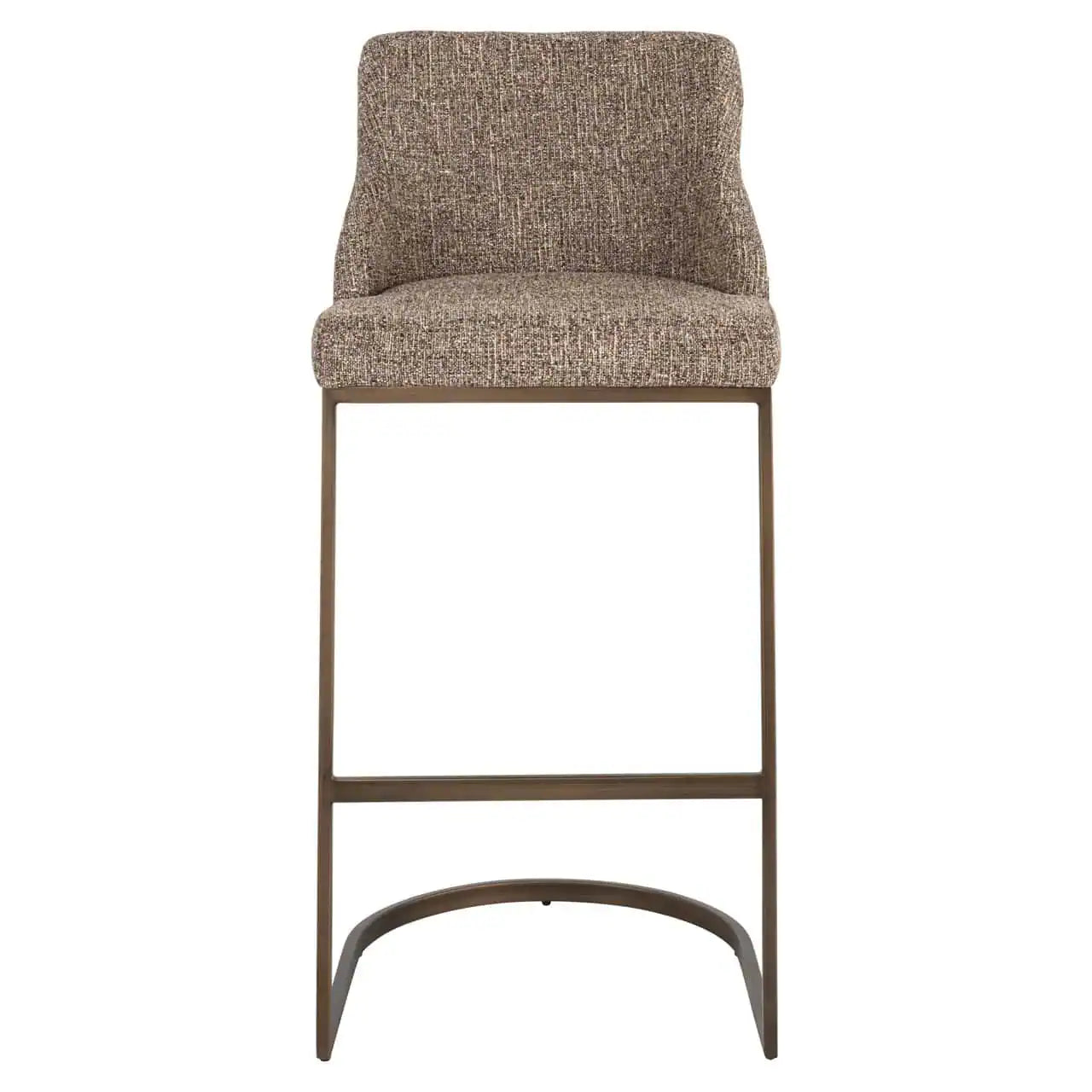 Bāra krēsls Bolton  (Set of 2) Richmond Interiors 103/48/48 cm brown tweed - N1 Home