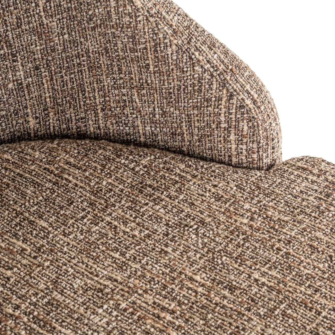 Bāra krēsls Bolton  (Set of 2) Richmond Interiors 103/48/48 cm brown tweed - N1 Home