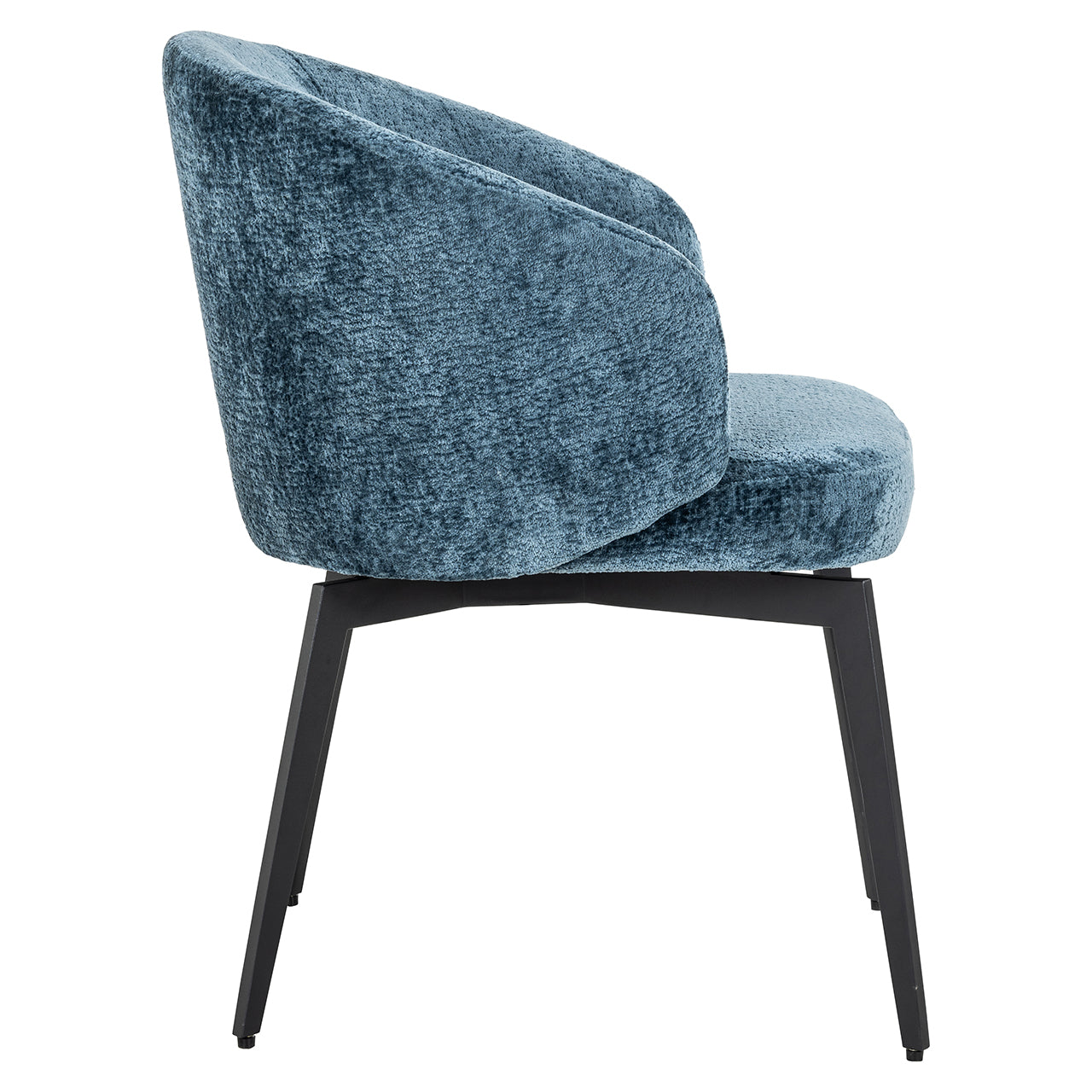 Krēsls Amphara Richmond Interiors 81/62/61 cm Bergen 601 blue chenille - N1 Home
