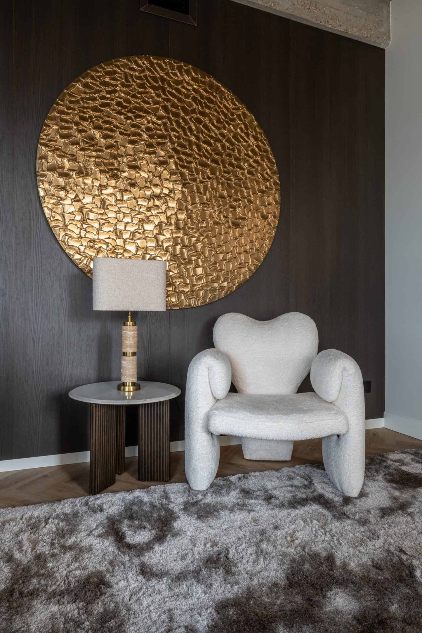 Galda lampa Lis Richmond Interiors 12/12/36,5 cm zelts